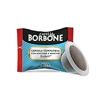 Caffè Borbone Miscela Rossa - 100 Capsule - Compatibili con Macchine a marchio Bialetti*