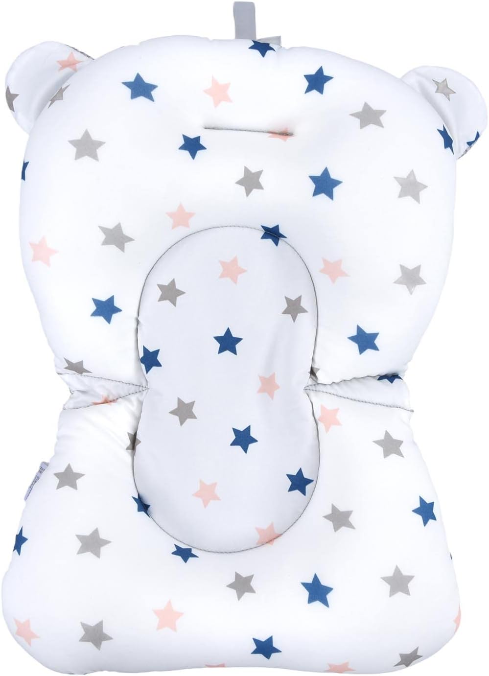 Yctze Newborn Baby Bath Floating Cushion, Infant Bathtub Mat Pad with Quick Drainage, Cute Soft Breathable Pattern Design, Essential Bath Accessory &