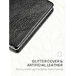 OMIRO Compact Mirror, Classical PU Leather 1X/3X Magnification, Ultra Portable for Purses, 2.4" W x 3.4" L (Black) - Image 5