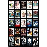  Poster James Bond 25 Films 61x91,5cm