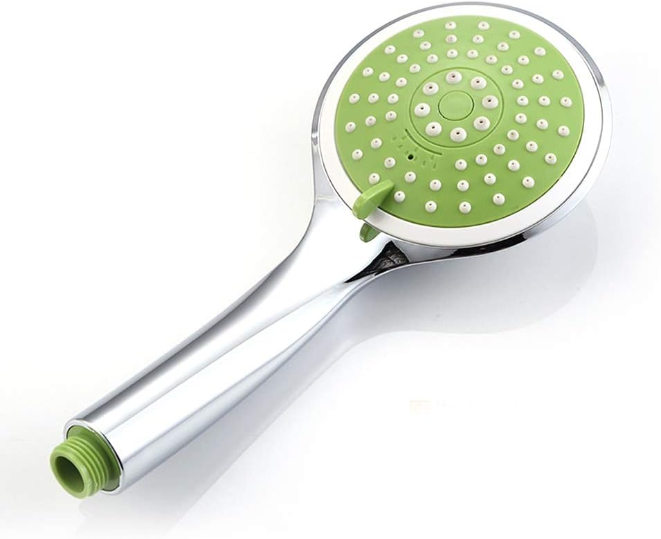 Handheld Shower Head High Pressure 3 Spray Settings Massage Spa Detachable Hand Held Showerhead Chrome Face,L (Size : M)