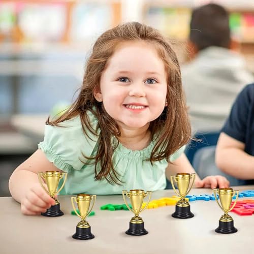 SUPVOX Mini Troféus 30 Peças De Prêmio De Troféu De Troféus De Plástico Para Crianças Copos De Trofé