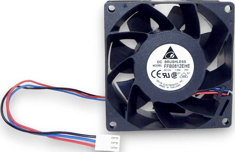 DC 12V 1.35A Computer Square Cooling Fan 16.2W 8038 80 * 80 * 38mm 5700RPM 3 Wires FFB0812EHE-F00 (B09S2WSJ1T) Amazon Price History, Amazon Price Tracker