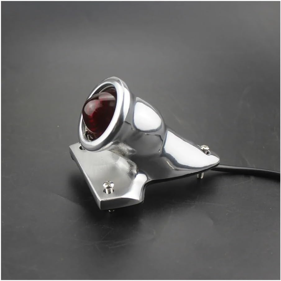 ユニバーサルストップライトランプテールライトオートバイリア12V LEDブレーキテールライトヴィンテージスタイルハーレーボバーチョッ