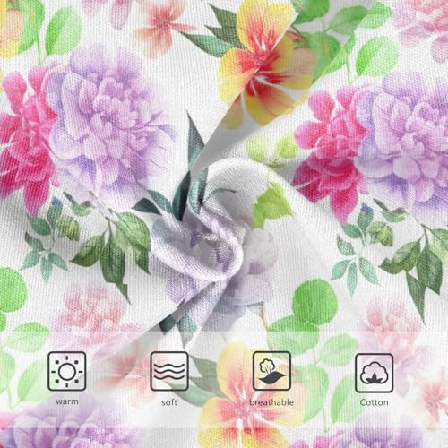 Joisal Watercolor Flowers Pastel Pink Girls Underwear Toddlers 2t Cotton Little Girl Panties Durable Briefs Undies Kids3