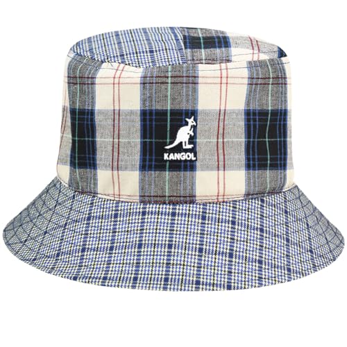 Bob Plaid Kangol de Pêche et Balade Estivale Chapeau de Soleil Léger en Coton Tartan