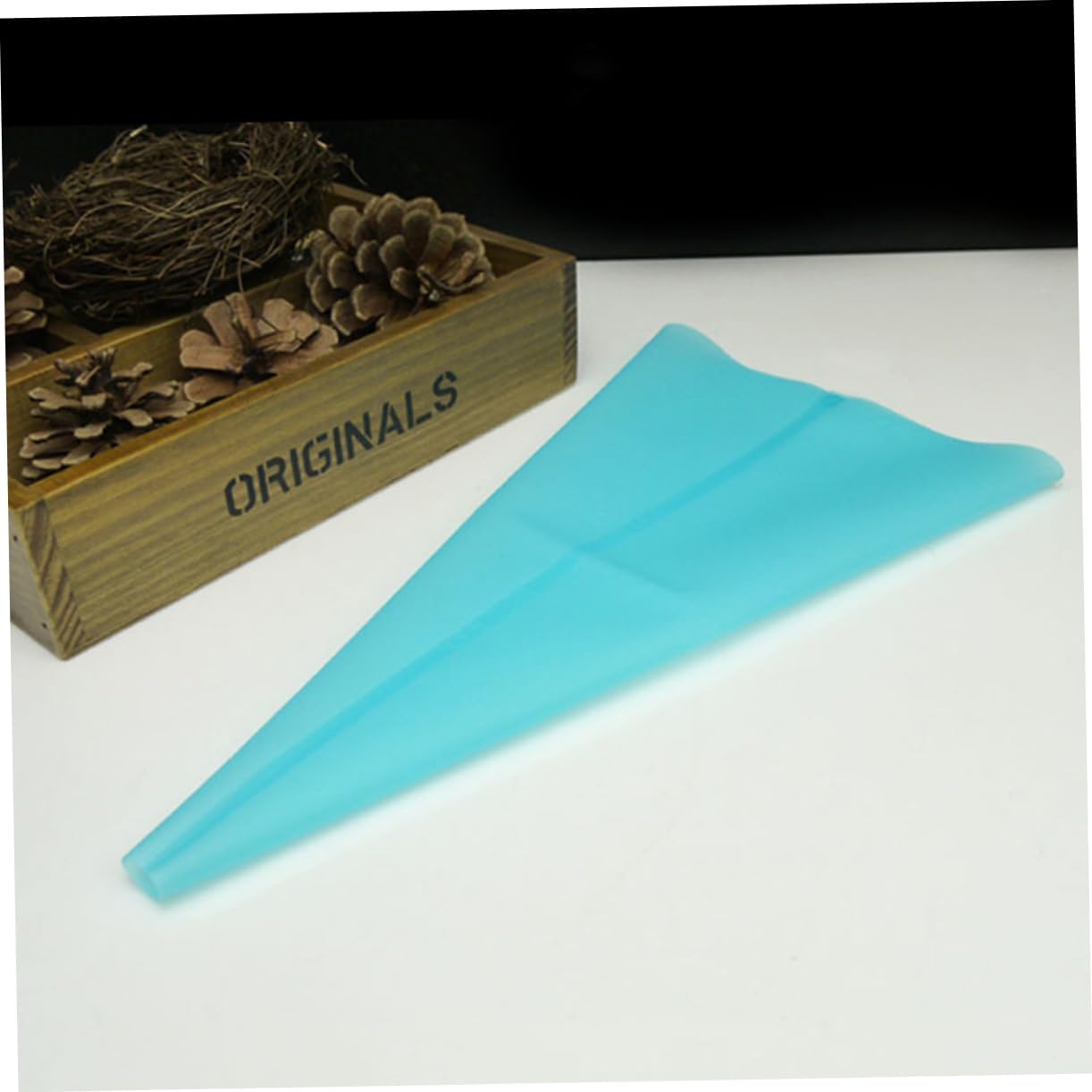 Reusable Silicone Pastry Bag for Cake Decorating Large Blue
