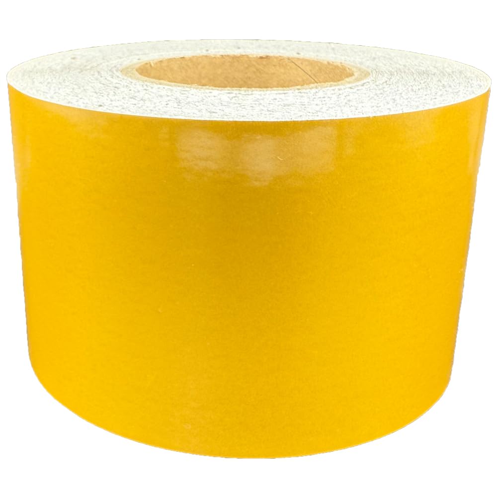 4" Inch Gold Reflective Tape Type 1 Flexible Engineer Grade Nikkalite ELG (4" x 20')