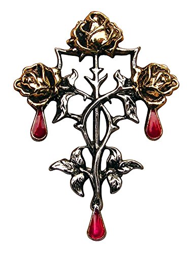 Collier Pendentif Trinité de Sang de l'artiste Briar avec chaîne et pochette satin