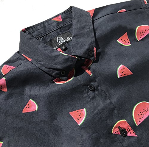 Image of Molokai Surf Button Down Slim Fit Hawaiian Short Sleeve Shirts