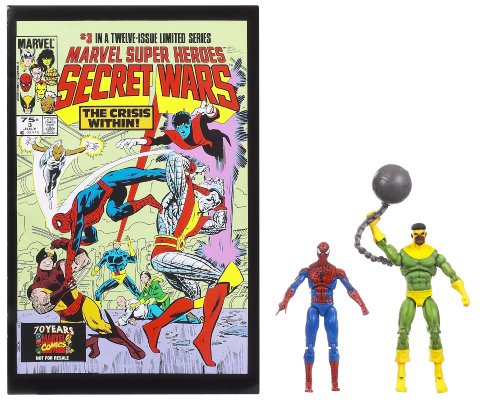Marvel Super Heroes Secret Wars figurines Spider-Man et Thunderball de 9.5cm édition rétro