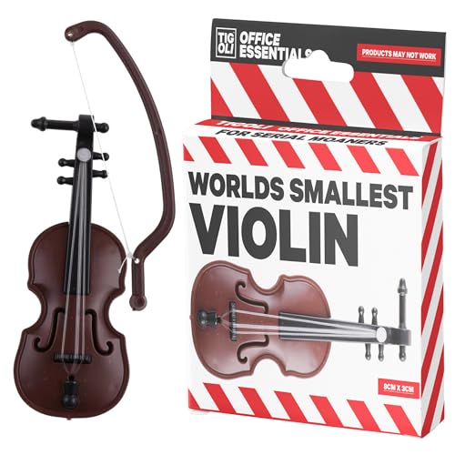 Worlds Smallest Emergency Violin! - Office Essentials Moaners Gift Birthday Christmas Secret Santa Joke