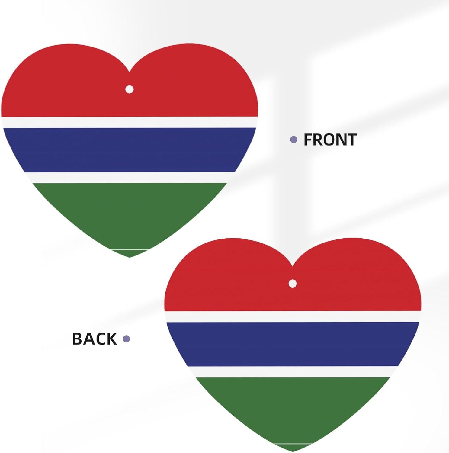 Flag Of The Gambia Car Air Fresheners Cards - 6 Pieces,Cardstock Scented Decor For Cars,Bedrooms, Closets image 3