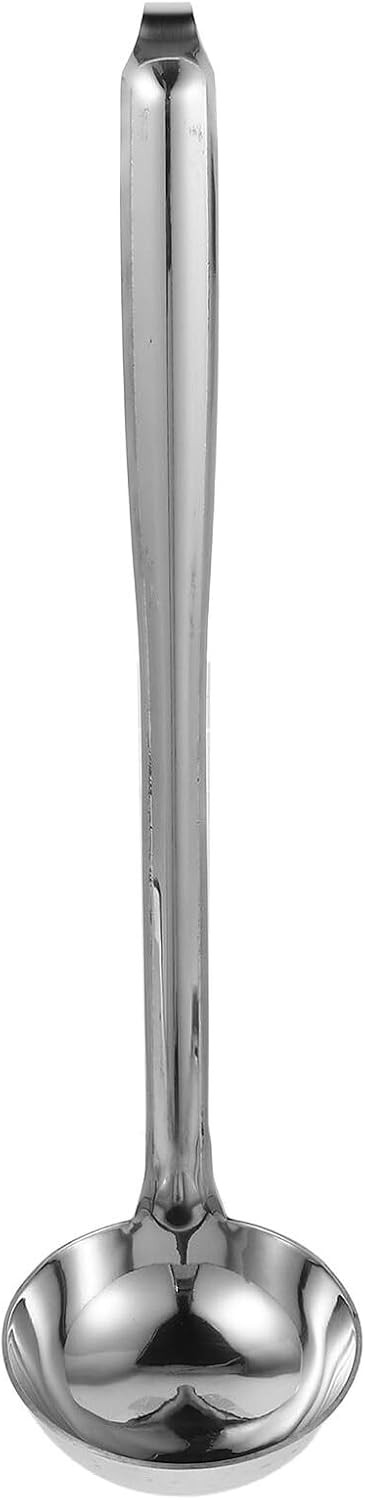 Xmas Stainless Steel Deep Serving Ladle with Hook 50ml for Soups