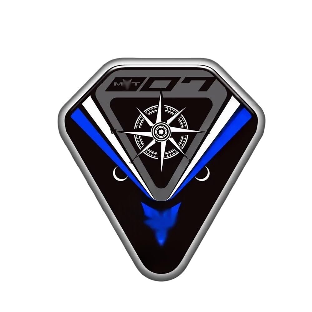 Protège réservoir autocollant et poignées pour moto Yamaha MT-07 et SP 2018-2020