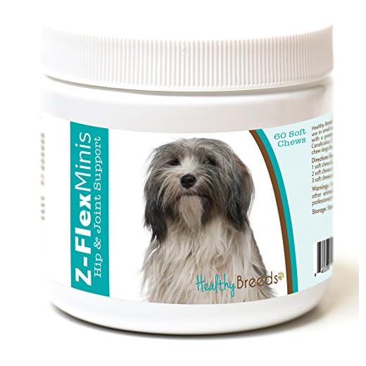 Healthy Breeds Tibetan Terrier Z-Flex Minis Hip and Joint Support Soft Chews 60 Count