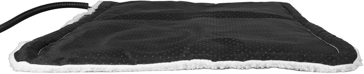 Pets Heated Blanket for Cats & Dogs, Heated Blanket Cat Warm, Dog Bed Dog Cushion, Pet Heated Bed USB Interface Electric Bite Pet Heating Pad F (S)