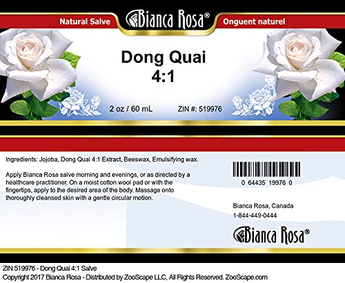 Bianca Rosa Dong Quai 4:1 Salve (2 Oz, Zin: 519976) - 3 Pack #TOP1