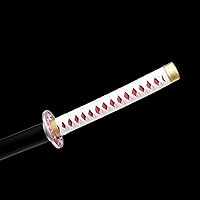 Vista 3 de BEMOD Demon Slayer Swords Real Handmade Steel Blade Anime Cosplay Katana Sword 41inch Stainless Metal Samurai Swords KnightsRengokuInosukeTanjiro