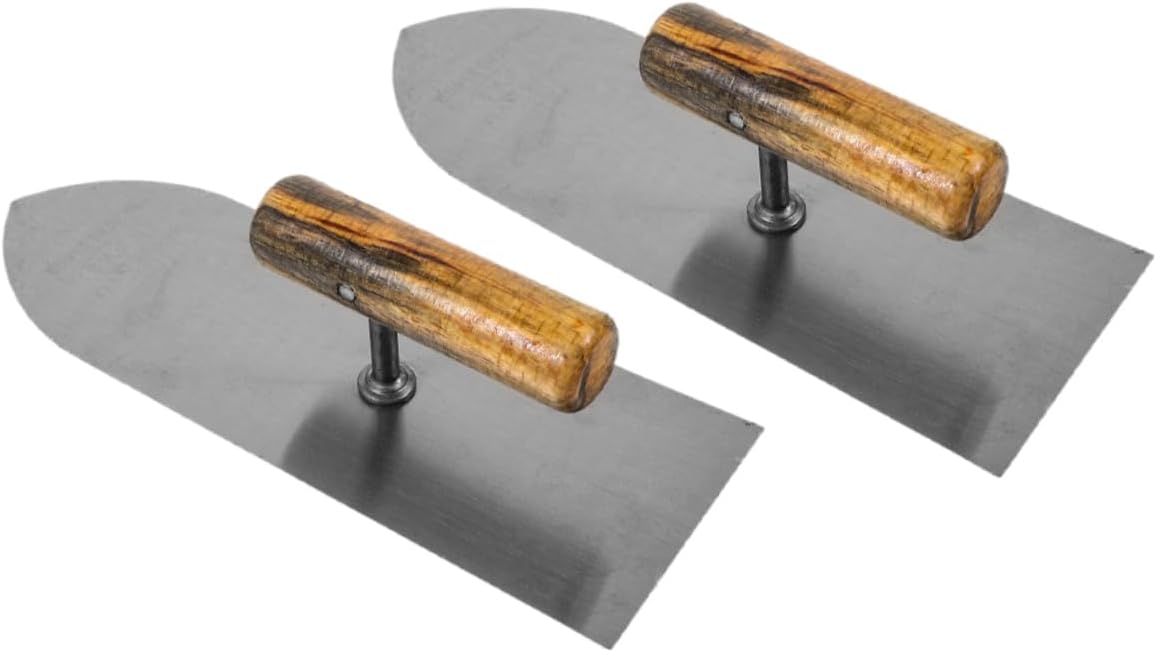 6pcs Plastering Trowel for Cement Finishing Lightweight Drywall Tool for Smoothing and Leveling for Home Construction and Repairs