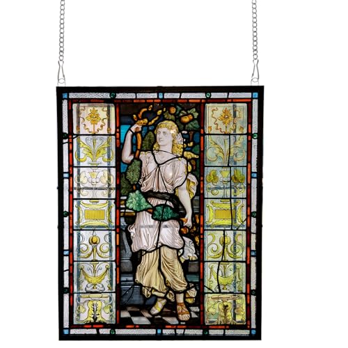Image of 10Pcs 20 inch Stained Glass Chain for Hanging Stained Glass Suncatcher Chains and Hooks Picture Hanging Chain Decorative Chains for Panels Hang Silver