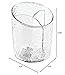 InterDesign Rain Cosmetic Organizer Cup for Vanity Cabinet, Clear