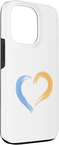 Vista 24 de Funda para iPhone 12/12 Pro Ukraine Heart