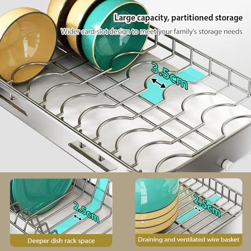 Solution de stockage d'évier pour libérer un comptoir encombré de vaisselle