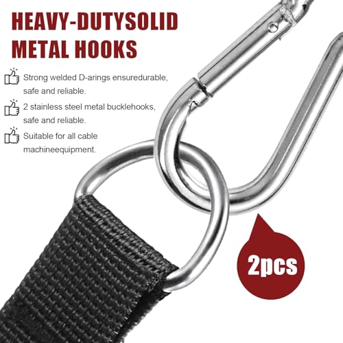 4 Unidades de Asas para Bandas de Fitness, Bandas de Resistencia, Entrenamiento de Fuerza y Entrenamiento Cardiovascular, Equipo de Fitness, con una Sola Mano, Bandas de Resistencia, Accesorios - imagen 6