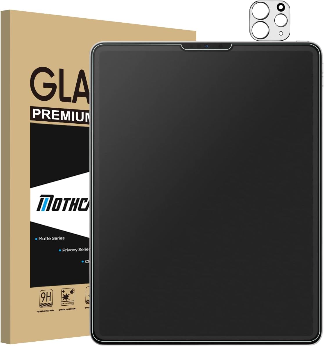 Mothca Matte Screen Protector for iPad Pro 11 Inch 2021/2020/2018 iPad Air 4th Generation 10.9 Inch, Anti-Glare & Anti-Fingerprint HD Tempered Glass Shield for iPad Pro 11/Air 4th 10.9, Smooth as Silk : Electronics