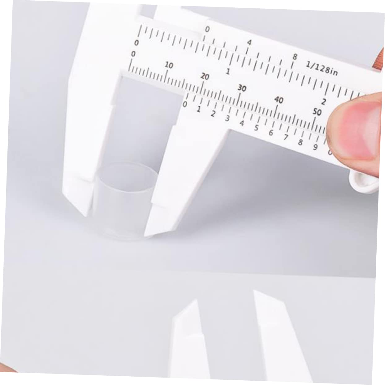 6pcs High-strength Eyebrow Ruler Precision Facial Calipers Portable Measuring Tool for Easy Brows Shaping