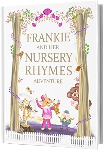 1st Birthday Gift for Children, A Personalised Nursery Rhymes and Modern Poems Book - Handmade - Unique Keepsake Present