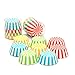 Produktbild Amorar 100 Stücke Bunte Mini Cupcake-Backförmchen Muffin Cupcake Wrapper Papier Kuchen Cupcake Liner Muffins Dessert Dekoration Verpackung für Hochzeit, Geburtstag Party Deko