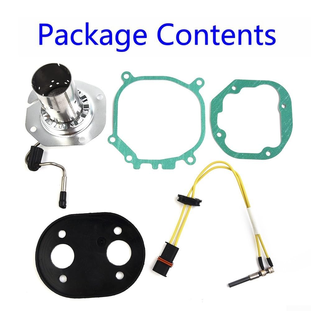 Kit di riparazione per riscaldatore da 12 V compatibile con Webasto per Air Top 2000/2000S/2000ST/2000STC, include bruciatore a perno incandescente, set di ricambio per guarnizione riscaldatore per