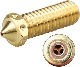 New Clone CHT Volcano Nozzle 0.4mm 0.6mm Brass Nozzles High Flow Three-Eyes Print Head for Ender 3 1.75mm 3D Printer Accessories Distinctive (Color : 2pcs, Size : 0.4mm)