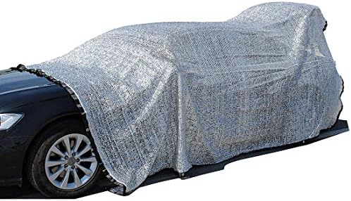 85% Reflective Aluminet Shade Cloth Greenhouse Shade Netting UV Resistant Net Shading Rate, for Outdoor Garden Flower Plant Patio Party Decoration Plant Protection Car Cover