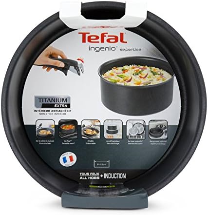 Tefal Ingenio Expertise Black Aluminium Saucepan, Aluminium, black, 16 cm
