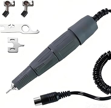 Micromotor Handle, Replacement for Lab, Telecom Repair, Jewelry & Ceramics Work, Compatible with H37L1 Model & Other 35K RPM Micro Motor Handpieces