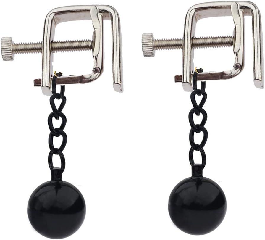 Adjustable Nipple Clamps with Chain, Nipple Clamp, Nipple Clips for Women Non Piercing Nipple Toy…