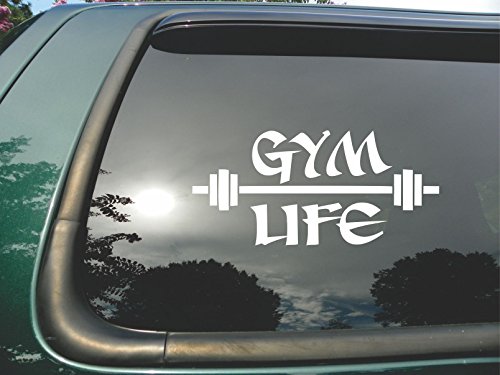 Gym Life Vinyl Window Decal 3