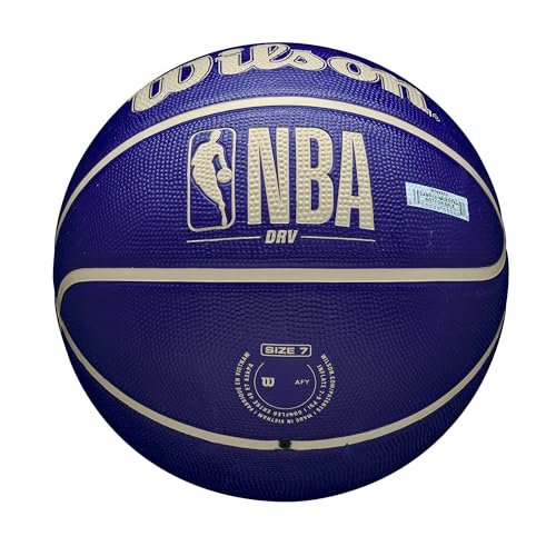Image of WILSON NBA DRV Outdoor Basketball - Indigo /Beige, Size 6-28.5 inch