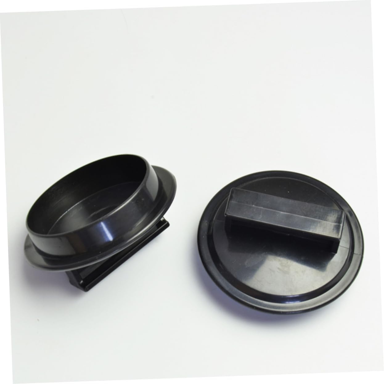WOONEKY Plastic Food Waste Disposer Ring with Splashproof Cover Multi-function Sink Baffle Drain Plug for Kitchen Easy to Clean No Installation Required