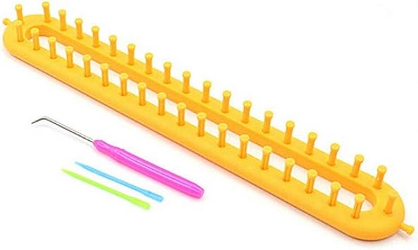 JapanAmStore 1Pcs Long Knitting Loom DIY Weaving Loom for Scarf Sweater Shawl Knit Weaving Tool M