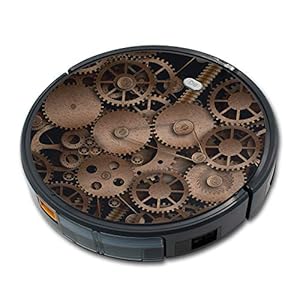 Finest Folia Folie Cover für Staubsauger Saugroboter Aufkleber Schutzfolie Skin für Staubsaugerroboter Roboter Selbstklebend Passgenau (Complex Machinery, (RX019) Für Tesvor X500)