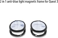 Vista 7 de Growalleter for Meta Quest 3 Accessories-Magnetic Eyeglass Frames, VR Lens Protector Frame for Quest 3 Headset, Anti-Scratches Glass Spacer