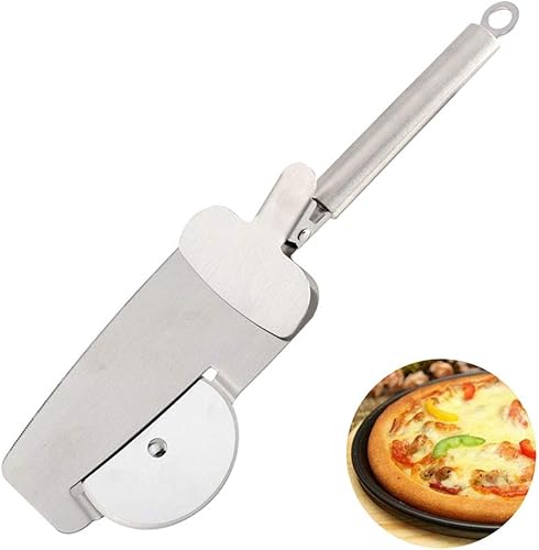 ITTA 4 en 1 cortador de pizza afilado de acero inoxidable cortador de pizza para bicicleta cortador de pizza para regalos cortador de pizza creativo