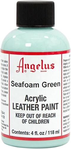 Miniatura 32 de Angelus - Pintura acrílica para cuero, 1 onza líquida (paquete de 1), color turquesa