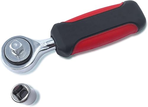 Miniatura 6 de Apollo Tools - Juego de llaves métricas de 13 piezas de  de pulgada, incluye mango de trinquete de interruptor de retroceso fácil de 14 pulgadas y