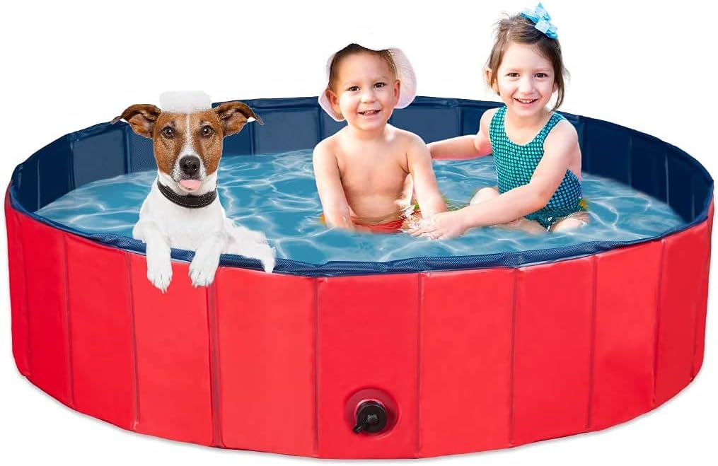 プール 子供用 ペット用 バスグッズ 折りたたみ式 空気不要 子供の水遊びプール 親子遊び 犬猫お風呂高級品 シャワー用プール バスタブ 収納便利 アウトドア適用 100 160cm 直径80 1 有名人芸能人 高さ30cm 水抜栓付 家庭 ボールプール