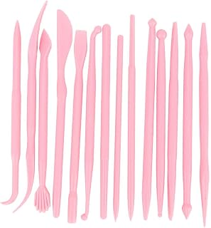 Hilitand 14pcs Pottery Clay Tools Set with Plastic Case Modeling Pottery Sculpting Tools Kits for Shaping()